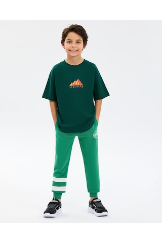 Skechers B Lw Fleece Sweatpant Büyük Erkek Çocuk Haki Eşofman Altı Sk2610051-1027 Haki