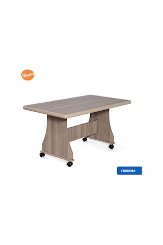 Eliusta_Ticaret Tekerlekli Mdf Masa Orta Sehpa Ofis Sehpası Yemek Masası