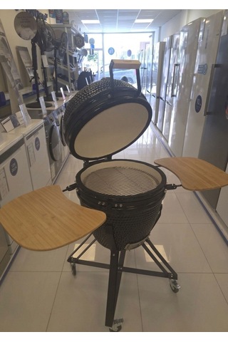 Chefden Elite 21 Kömürlü Seramik Siyah Barbekü