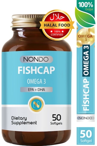 Fishcap Balık Yağı Omega 3 Epa Dha 1000 Mg 50 Yumuşak Jelatin Softgel Kapsül