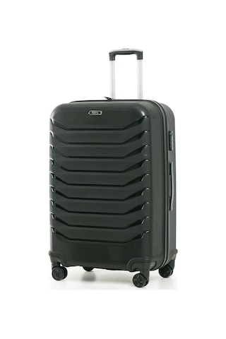 Yefa Pp Polipropilen Kırılmaz Orta Boy Valiz Siyah