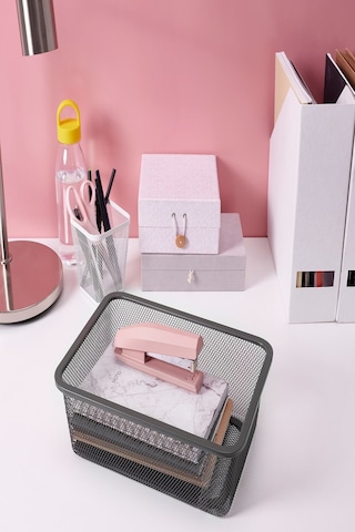 Ikea Koyu Gri Pratik Saklama Kutusu 20x30x10 Cm Oyuncak Düzenleyici Çocuk Odası