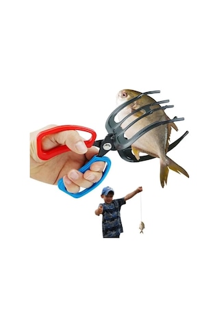 3 Pençeli 11 Cm Balık Sabitleyici Maşa Çok Renkli