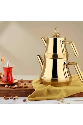 Gold Çaydanlık Takımı Mutfaktaki Ayrıcalık Ve Göz Alıcı Tasarım Gold