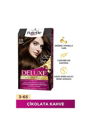 Palette Deluxe 3 - 65 Çikolata Kahve X 2 Adet Saç Boyası