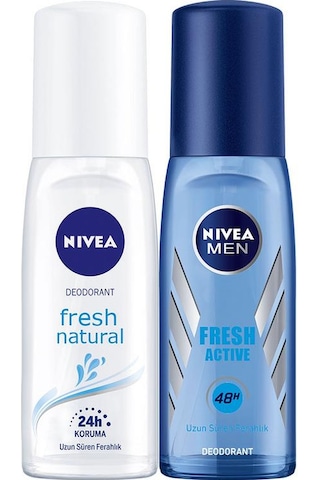 Nivea 2'li Pump Sprey (Fresh Kadın & Fresh Erkek)
