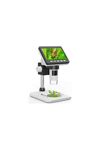 Luve Store 1000x Dijital Mikroskop 4.3 İnç Lcd Ekran 1080p Led Işıklı Usb Bağlantılı Masaüstü Mikroskop