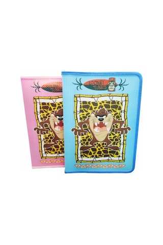 Pronto Tazmania Fermuarlı Öğrenci Klasörü Pp 4 Halka Mavi