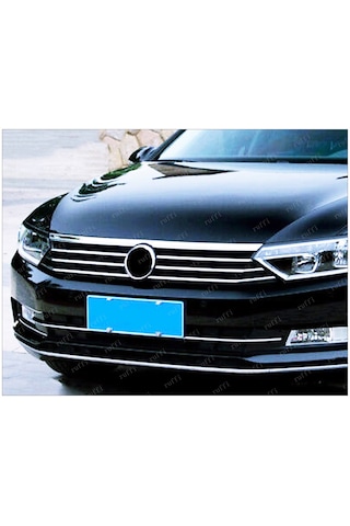 Vw Passat B8 Krom Ön Panjur Üstü Kaput Çıtası 2014-2019 Arası