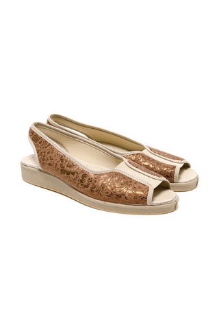 Sandalet Kadın 983 Green Life Stretch Women's Footwear Brown Brown Kahverengi