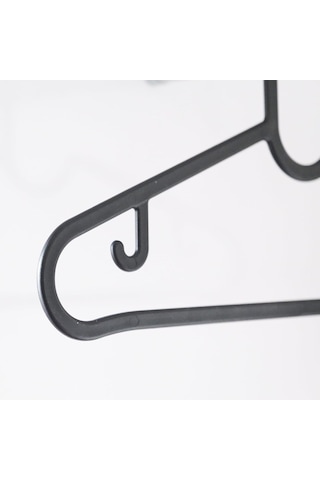Huub Hanger Plastik Slim Askı, Elbise Askısı, Siyah Askı Standart, Adet, 10 Sku: Smg8690010159519 Açık Bej