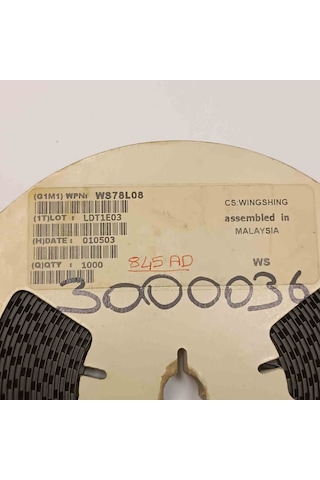 Ws78l08 8v 0,1a Voltaj Regülatörü Entegreler 100 Adet
