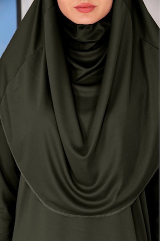 Tek Parça Namaz Elbisesi Haki-21000 Gül Kurusu