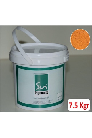 Demir Oksit Turuncu Pigment 7,5 Kg