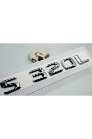 S320L Bagaj Krom Metal 3M 3D Yazı Logo