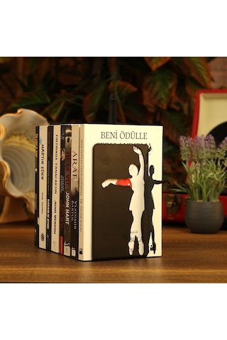 Balerin Model Desenli Kitap Desteği Hediyelik Dekoratif Estetik K