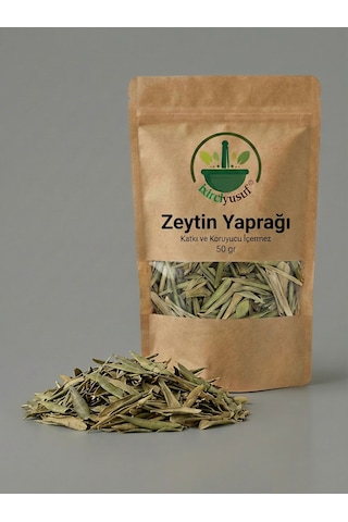 Zeytin Yaprağı Zeytin Yaprağı Çayı Olive Leaf Olive Leaf Tea Olea Europaea Doğal Kurutulmuş 50 G