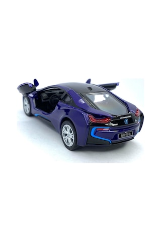 Kinsmart Bmw I8 1 36 Çek Bırak Model Araba lacivert
