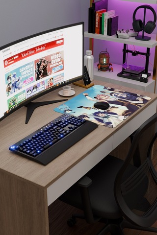 Fairy Tail Anime V4 - 48x40 Xl Gaming Kauçuk Kaymaz Taban Mouse Pad Fare Altlığı