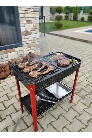 30x70 Cm Portatif Mangal Çok Renkli