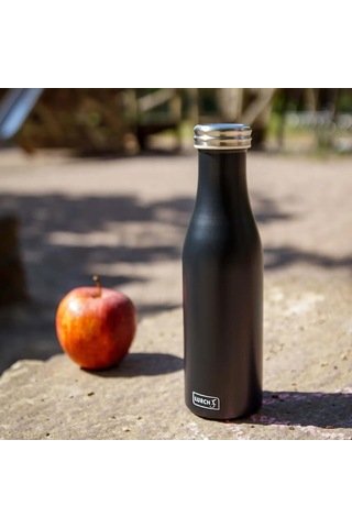 Lurch 500 Ml Paslanmaz Çelik Termos - Çift Cidarlı, Sızdırmaz Mat Siyah
