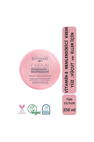 Vitamin-e Nemlendirici Krem Yüz ,vücut Ve Eller Için 250ml