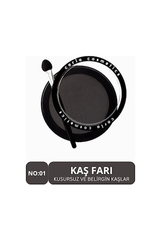 Carla Eyebrow Shadow No: 01 Kaş Farı Siyah 4.5 G