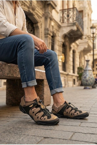 Dockers By Gerli 216504 Orijinal Ürün Esnek Rahat Erkek Terlik Sandalet Kum