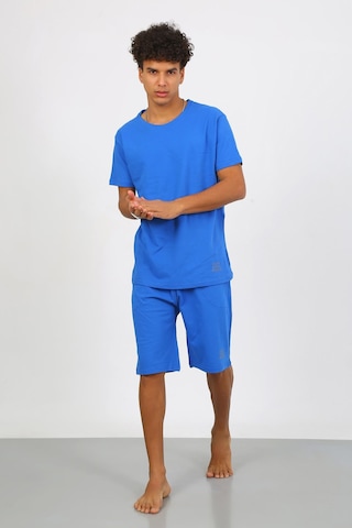 Akbeniz Erkek Pamuk Lakost Alt Üst Kaprili Pijama Takım Saks 6872 Saks