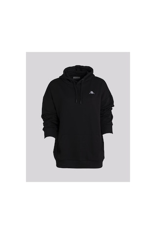 Kappa Logo Tallyn Kadın Siyah Regular Fit Eşofman Üst