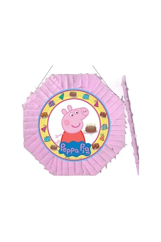 Pinyata Peppa Pig Pinyata 42 Cm + Sopası Doğum Günü Eğlencesi Diğer