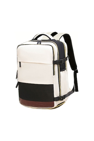 Erkekler İçin Seyahat Sırt Çantası, Usb Şarj Bağlantı Noktası Ve Ayakkabı Kesesi İle Sırt Çantası Üzerinde Taşıma, Tsa 15,6 İnç Dizüstü Bilgisayar Sırt Çantası Uçuş Onaylandı, Hafta Sonu İş Yürüyüşü Bej