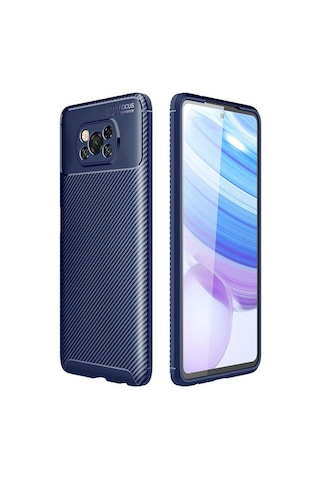 Xiaomi Poco X3 Nfc Kilif Lens Karbon Tasarim Negro Silikon Kapak 493888090