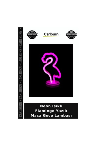 Özel Üretim Tropikal Dekoratif Genç Odası Aydınlatma Neon Işıklı Flamingo Yazılı Masa Gece Lambası Diğer