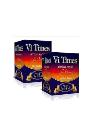 2 Kutu Vi Times Bitkisel Besin Takviyesi Ballı Karışım 230 G x 2