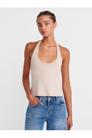 Dilvin 31753 Halter Yaka Top-taş Taş