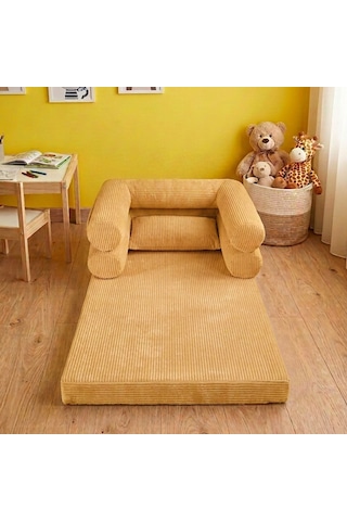 Miniwood Montessori Yatak Oyun Alanlı Bebek Yer Yatağı Sünger Çocuk Karyola 100 x 150 CM