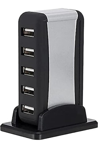 7 Port Usb Çoklayıcı - Adaptörlü Pc Notebook Usb Dağıtıcı