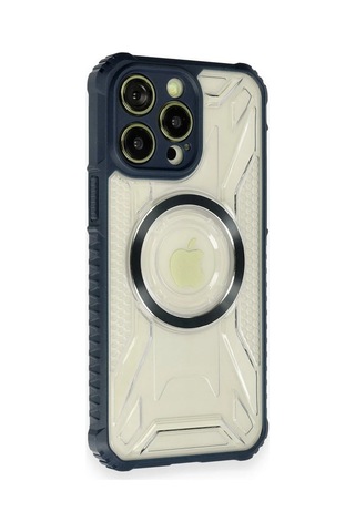 Newface Apple iPhone Uyumlu 12 Pro Kılıf Prag Magneticsafe Kapak Semeglbl - 69 - Lacivert