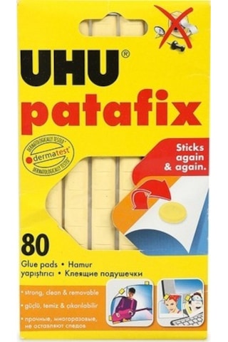 Uhu Patafix Beyaz Hamur Yapıştırıcı 80'li Paket