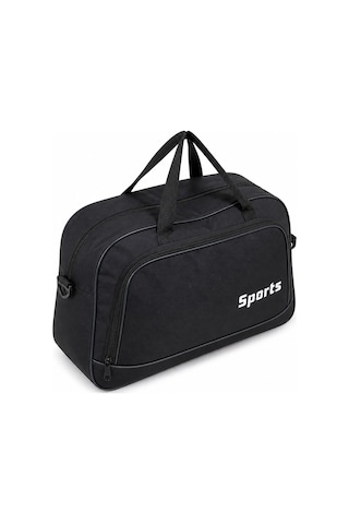 Pololiza Çok Amaçlı Unisex Spor Ve El Valizi / 60 Cm Seyehat Çantası / Asker Çantası / El Çantası Siyah