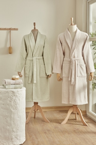 Karaca Home Sarah Anderson 4 Parça Aile Banyo Seti Yeşil-bej 160.22.08.0061 Yeşil