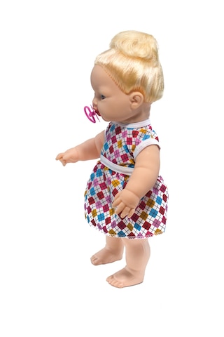 Ağlayan Bebek Oyuncak Et Bebek Emzikli 35 Cm