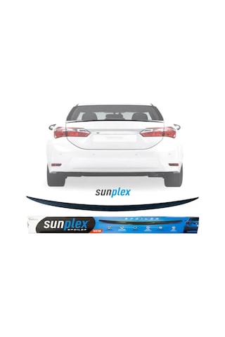 Toyota Corolla Uyumlu 2013-2017 Sunplex Spoiler Piano Black A+ Kalite N11.4302
