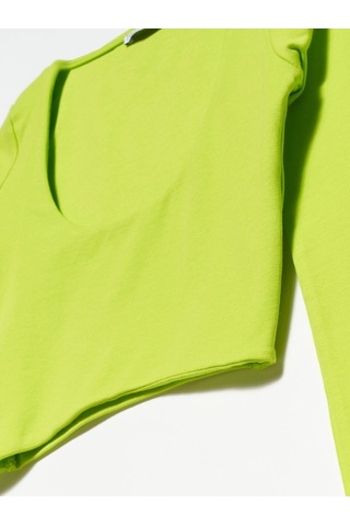 Dilvin 30111 Uzun Kollu Top-lime