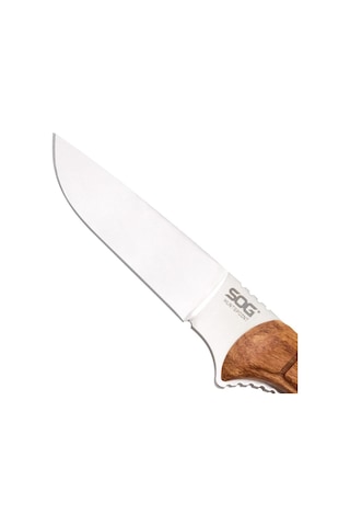Sog Ht022l Huntspoint Ahşap Saplı Avcı Kamp Bıçağı Kahverengi