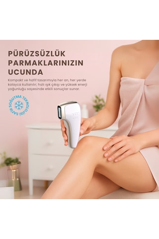 Mieco Safir Soğutma Özellikli İpl Lazer Epilasyon Aleti Safir