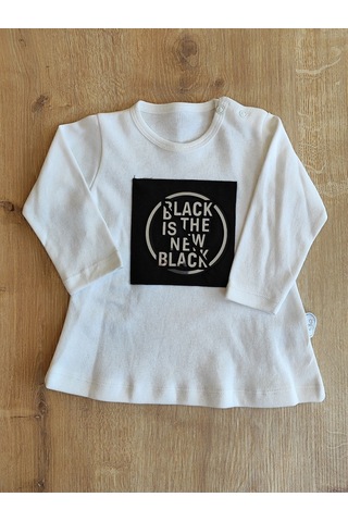 2'li Uzun Kollu Erkek Bebek Takımı Pamuklu Kumaş Hediyelik Bebek Giyim 6-9, 9-12,12-18, 18-24, 24-36 Tkm75293 Siyah