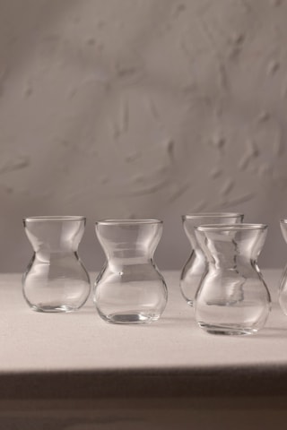 Rakle Astoria 6'lı Çay Bardağı Seti 140 Cc Renkli