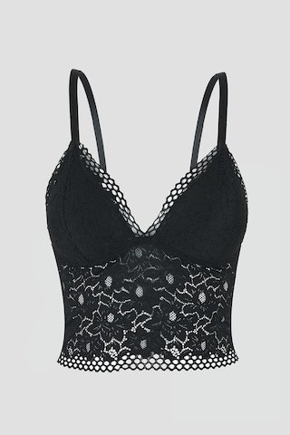 Loya Kadın Siyah Noir Bralet Siyah